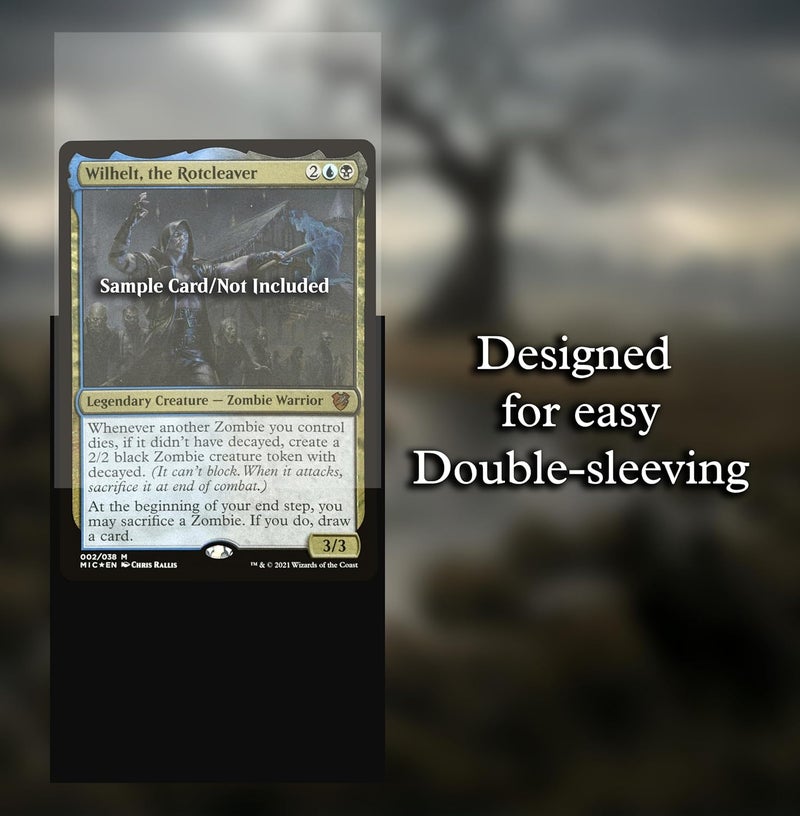 Digital Sorcery Studio Zombie Game Card Sleeves 102 Pack – Perfect Fit for TCG, MTG, Wilhelt & The Scarab God Commander Decks - Premium Standard Card Sleeves for Magic The Gathering - Image 5